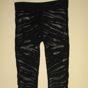 ZEBRA PATTERN LEGGINGS (SEE THROUGH)
